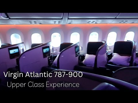 Virgin Atlantic 787-900 Upper class Seat Tour and Experience \\ September 2022