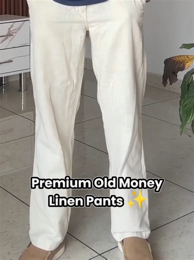 Premium Linen Old Money Pant for Stylish Outfits