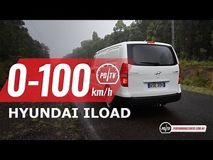 2019 Hyundai iLoad 0-100km/h & engine sound (wet vs dry)