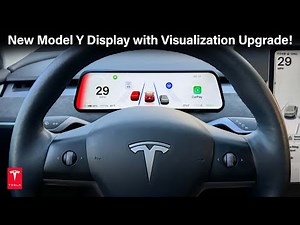 New Tesla Model Y/3 Display with Visualization & Apple CarPlay Upgrade! #tesla