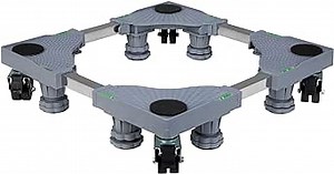 Amazon.com: IREMMO Washing Machine Stand with 4 Locking Wheels and 8 Strong Feet Multi-Functional Movable Base Adjustable for Dryer Washing Machine Refrigerator Fridge : Appliances