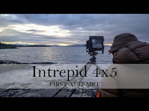 Landscape photography with Intrepid 4x5 large format | Portra 400 | film photography