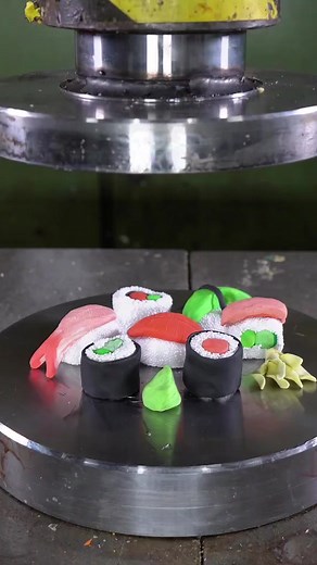 Which one is your favorite? 🍣🦆🥜 #satisfying #sushi #aesthetic #worms
