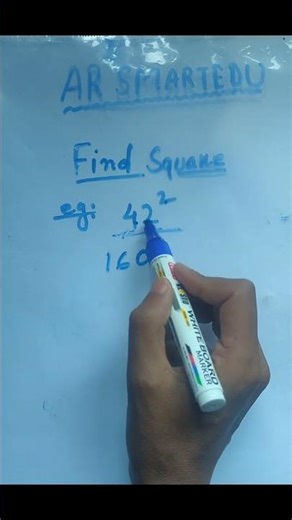 🔥 Easy Trick to Find Square of 2-Digit Numbers | Fast Maths Hack! 🔥