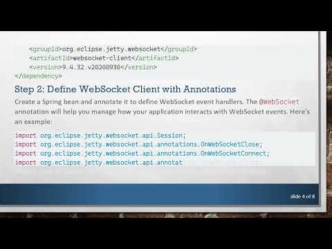 Create a Java WebSocket Client with Spring Integration that Sends Custom Messages
