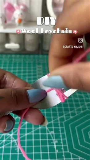 How to Make a Wool Keychain | Simple DIY Craft