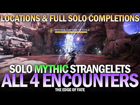 Mythic Secret Strangelets Solo - All 4 Locations Guide & Full Solo Completions [Destiny 2]