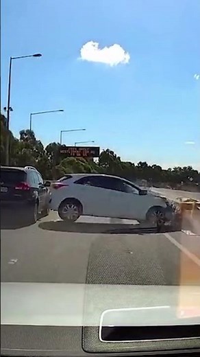 Terrifying footage as driver barely avoids MASSIVE collision