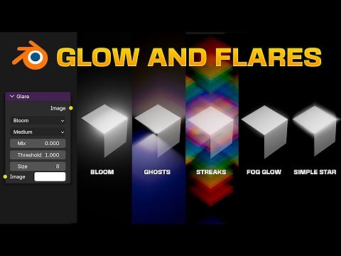 How to Add GLOW (BLOOM) and FLARES in Blender 4.2
