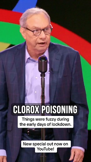 Things were fuzzy during the early days of lockdown. New special out now on YouTube! #lewisblack #standupcomedy #clorox