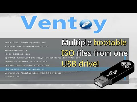 Ventoy - How To Boot Multiple ISO Images From A Single USB Drive Guide