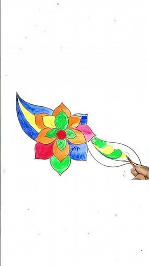Bright and beautiful flower paintings. Step by step flower drawing for beginners. Part 4