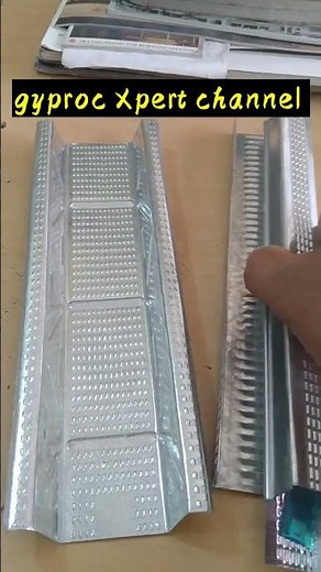 false ceiling XPERT channel/frame thickness and length details #shorts #falseceiling #ceilingchannel