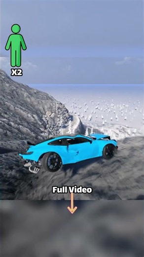 BeamNG.drive Realistic High-Speed Car Crashes #64