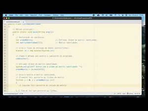 Matrizes em Java - Exemplo