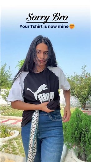 Oversized T-Shirt Hack That Makes You Look Instantly Stylish 👀✨ #shorts