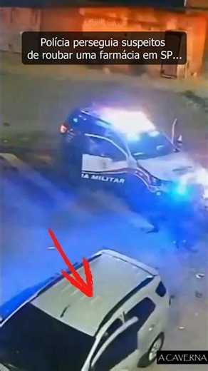 Viatura PERSEGUE Suspeitos Após Roubo a Farmácia em SP! #crime #casosreais