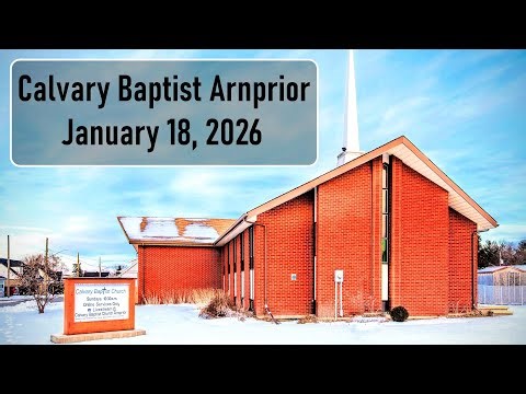 Sunday Service January 18, 2026