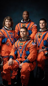 NASA on Instagram: "On April 3, we announced the team of space explorers that will embark on the first crewed Artemis mission around the Moon and back in 2024: @NASAAstronauts Reid Wiseman, @AstroVicGlover, and @Astro_Christina, and @CanadianSpaceAgency astronaut @AstroJeremy. Today, they’re taking your questions live. In 2022, the uncrewed Artemis I mission successfully tested our deep exploration systems — SLS, Orion, and @NASAKennedy’s Exploration Ground Systems — with a 25.5-day journey arou