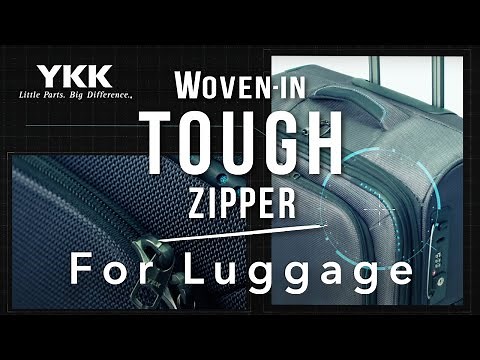 【YKK OFFICIAL】WOVEN-IN TOUGH ZIPPER