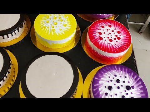 simple round shape cake design. 🎂😍🥰