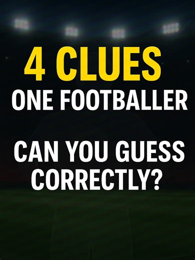 Can you guess today’s footballer in 4 clues or less? ⚽️🧠⁉️#football #quiz #clubworldcup2025 #soccer #fyp #trivia #facts #dailyquiz