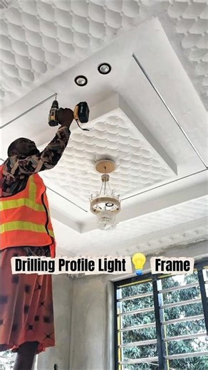 Clean Way to Drill POP Ceiling (Most Electricians Get This Wrong!)