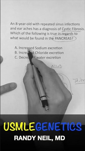 USMLE GENETICS Less than 1 minute #usmlestep #usmle #medicalschooljourney #usmlejourne