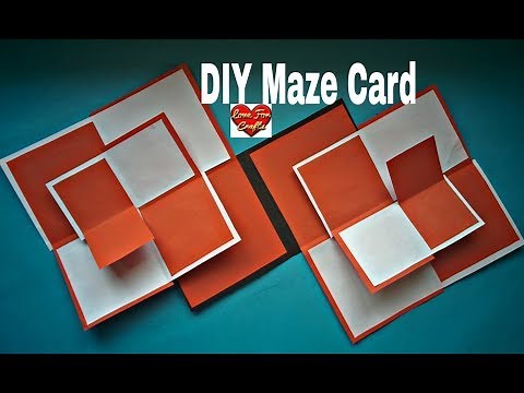 Double Maze Card Tutorial | DIY - Wedding Anniversary Gift Idea