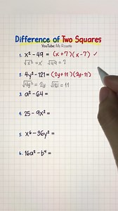Most Students Forget This Rule—Difference of Two Squares Made Easy! | Math Love