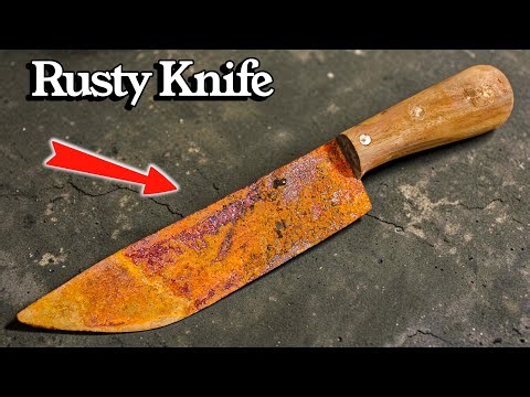 Total Restoration of a Forgotten Rusty Knife | Restore Heavily Corroded Hunting Knife