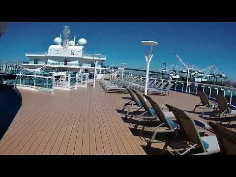 Discovery Princess Sun Deck Tour Including the Retreat and the Gym