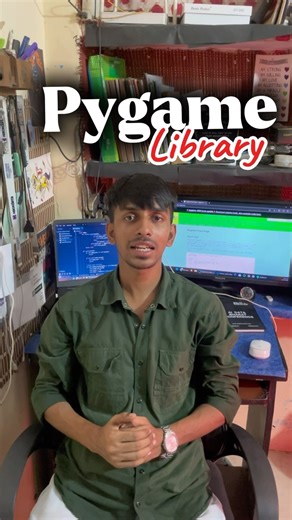 Md Imran | AI/ML | Tech | Coding | Hackathon | Teacher on Instagram: "🔥 “Bachpan ke Snake aur Bounce game yaad hai? Ab khud banao Python se!” ⸻ ✍️ In this video, I’m showing you how you can recreate your favorite childhood mobile games using Python and a simple library called Pygame. I made 5 exciting games including Snake, Flappy Bird, and even a 2-player Pong! Want the source code or AI prompt? Just comment “Game” and I’ll DM it to you. ⸻ 🔑 python game, pygame, python pygame tutorial, build 