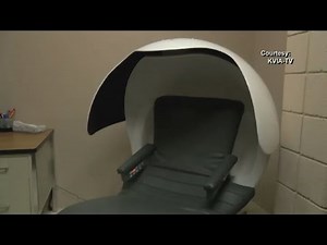 New Mexico high school students resting in 'sleep pods' between classes