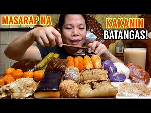 MGA MASASARAP NA KAKANIN SA BATANGAS | FILIPINO FOOD MUKBANG ASMR