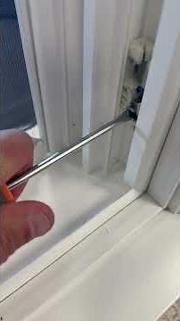 How to get the balance shoe out of the bottom of the track so you can put a sash into the balance.