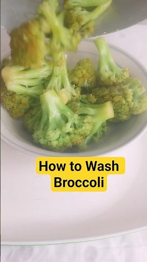 How to Wash and Stir Fry Broccoli #recipe #howto #broccoli #stirfry #shorts
