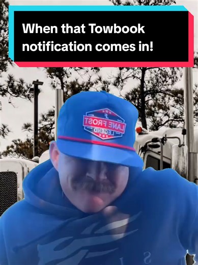 When that Towbook notification comes in! #fyp #towing #towtruck #towlife #tiktok