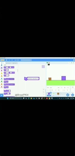 Day 1 of making a game in scratch!