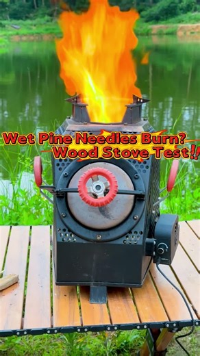 Portable Leaf-Powered Camp Stove