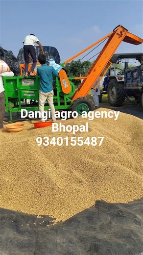 Prince company ki multigrain kam cleaner grader machine le Dangi Agro agency Bhopal#farming