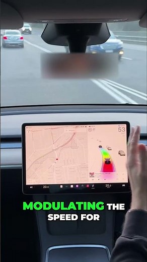 Tesla Autopilot: Smooth Drives & Speed Modulation - Watch This!