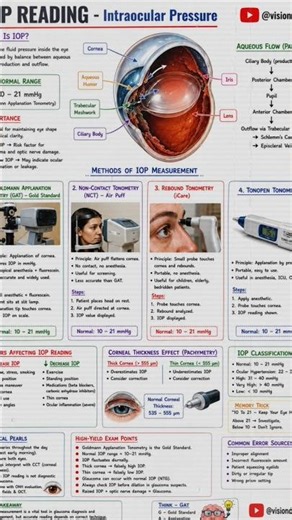Intraocular Pressure (IOP) Explained | Glaucoma Basics | VisionDrifts