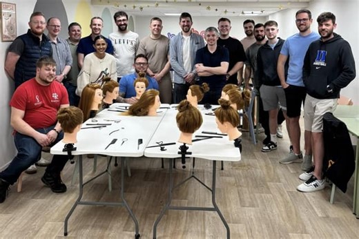 'The event sold out!' - Sleaford dads get kids’ hairdressing tips over a pint in quirky