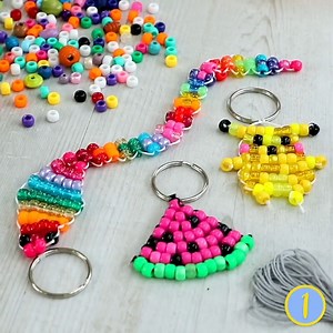 Must see watermelon keychain creation! 🍉 | Craft Factory