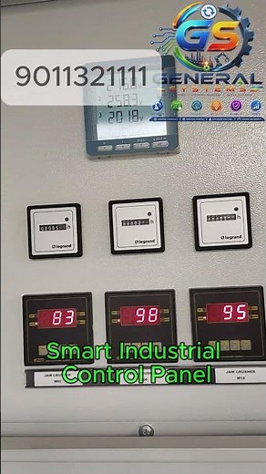 Smart Industrial Control Panel | PLC, HMI, VFD, SCADA, Electrical Automation & Smart Factory #hmi