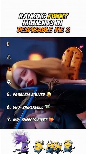 Ranking the FUNNIEST Moments in Despicable Me 2 😆