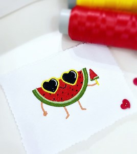 Embroidery Design “watermelon” - Etsy