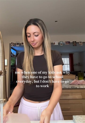 Just kidding!!! 🤭 But really, our kid’s know dang well dada works hard to “make the money honey”, so momma can be the one at home taking care of them⚡️🚒 #husbandwife #sahm #bluecollar #fypシ