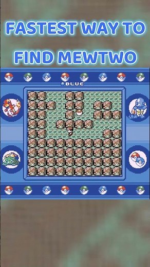 FASTEST WAY TO FIND MEWTWO in Pokemon Red and Blue